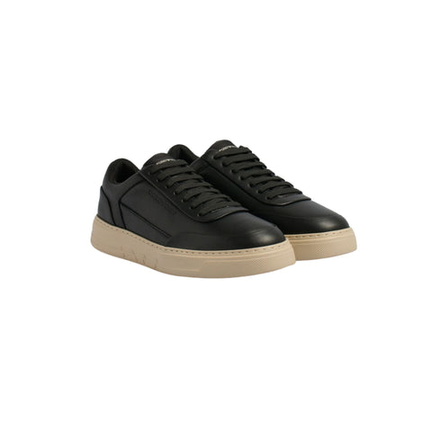 Sneakers Uomo con logo in rilievo Nero Emporio Armani- Francavilla Moda